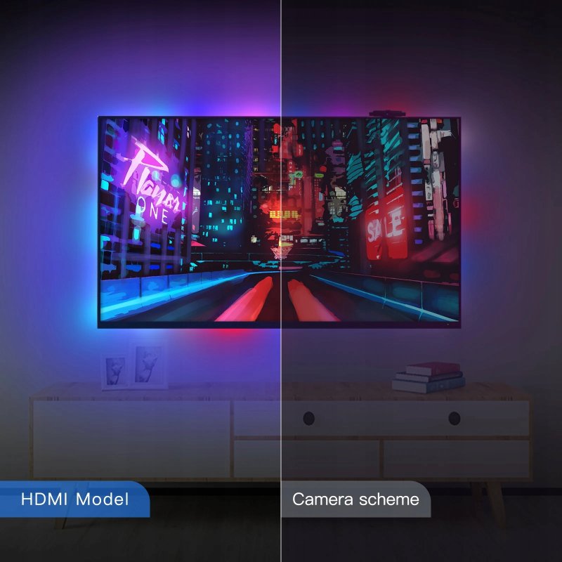Podświetlenie TV 55 4K HDMI 2.0 Ambiente na Wi-Fi Smart Live TUYA LED RGB