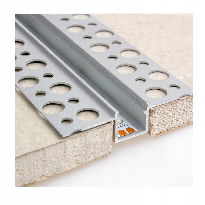 PROFIL XL aluminiowy do taśm led do płyt karton-gips KG + KLOSZ mleczny 3m