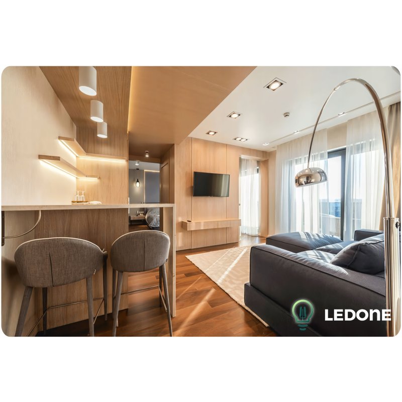 1mb TAŚMA LED COB 48V 8W IP67 NEON PRO linia CIEPŁA termococon wodoodporna