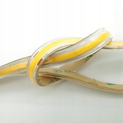 1mb TAŚMA LED COB 48V 8W IP67 NEON PRO linia CIEPŁA termococon wodoodporna