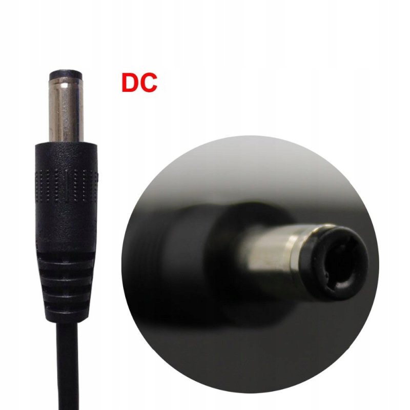 ZASILACZ WTYCZKOWY IMPULSOWY 24V 1A 24W wtyczka kabel DC do Taśm LED RGB