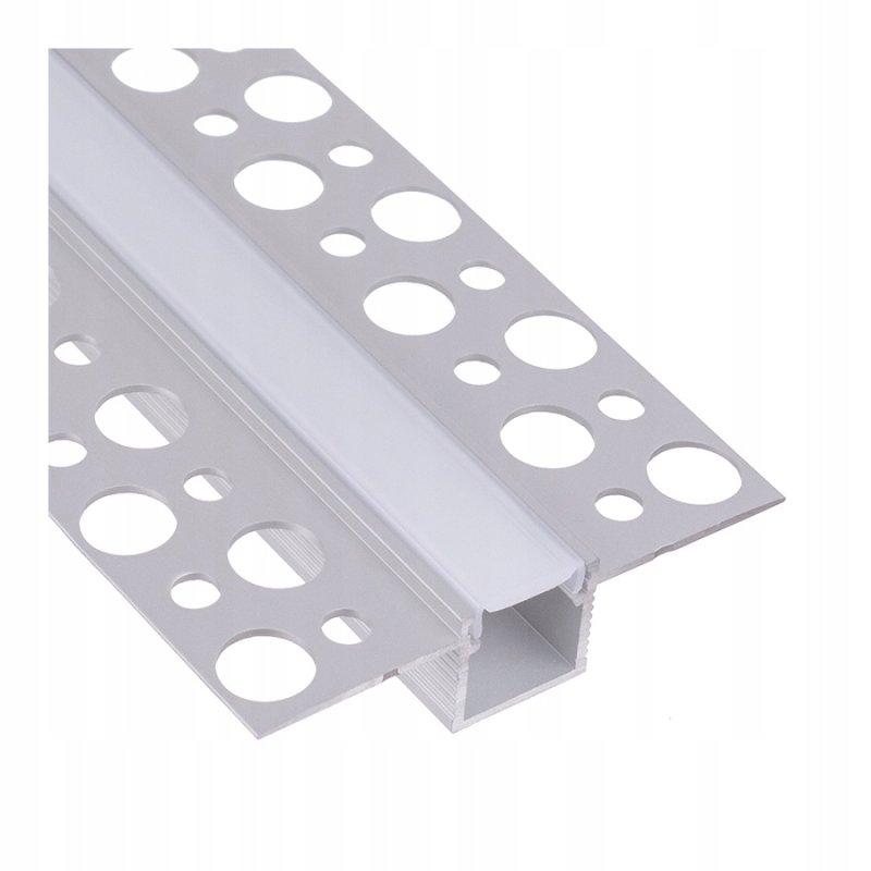 PROFIL ALU taśm LED do płyt karton-gips + KLOSZ 2m