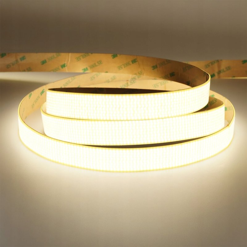 TAŚMA LED COB 24V super mocna 30W/m 3770lm/m NEON linia SZEROKA neutral 5m