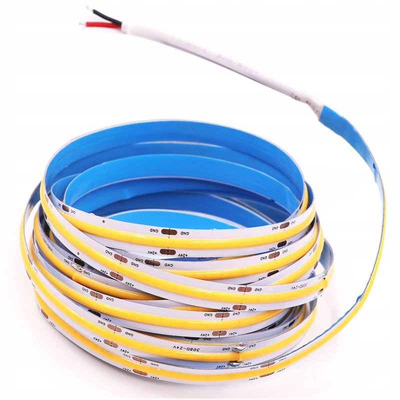 Taśma LED Neon COB 12V 11W/m 8mm 320 diod 2700K barwa bardzo CIEPŁA - 5m