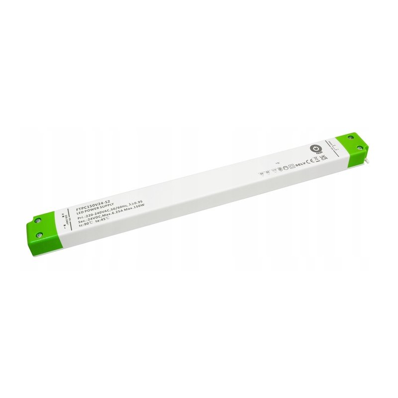 ZASILACZ MEBLOWY PROFESJONALNY PŁASKI SLIM 24V 150A 6,25W IP20 do taśm LED