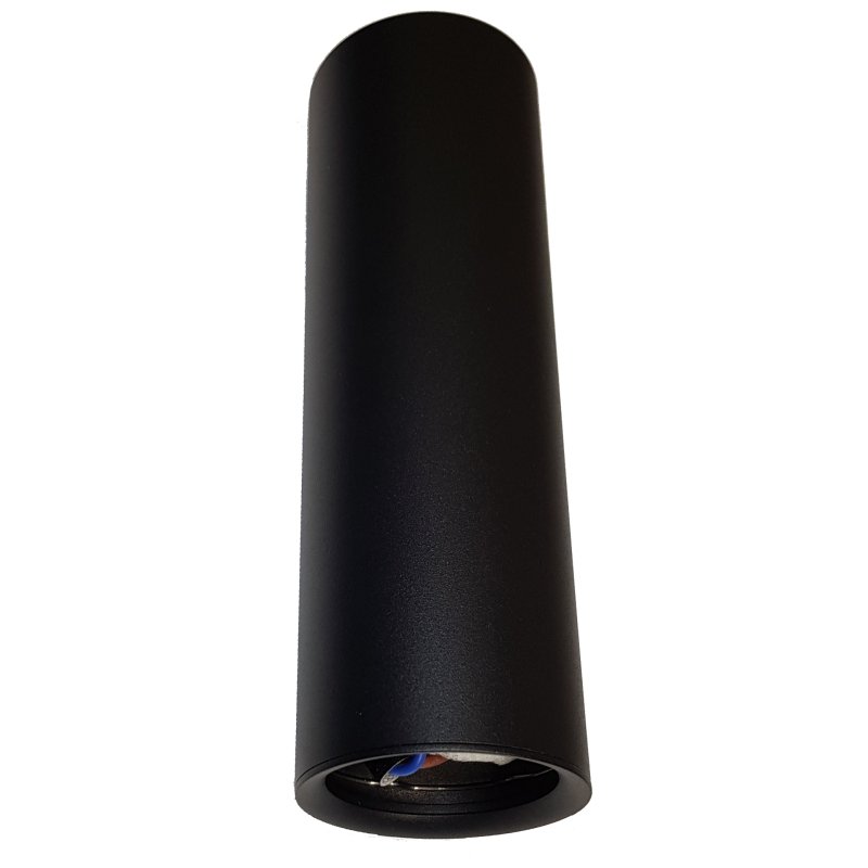 OPRAWA NATYNKOWA fi60 Spot TUBA 17cm na LED GU10 czarna