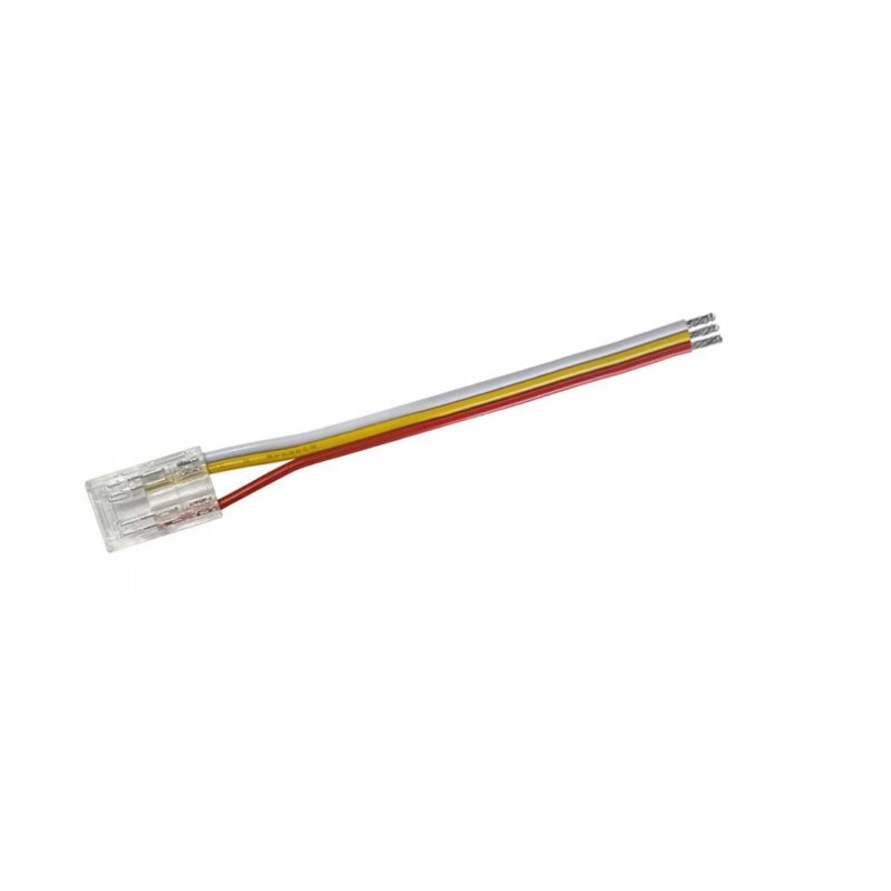 2x Złączka LED MONO CCT COB DIGITAL taśm cyfrowych 3 PIN 10mm łącznik kabel