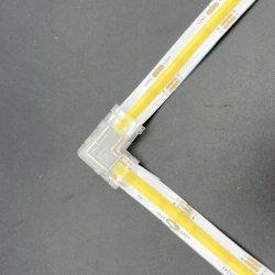 2x Złączka LED MONO CCT COB DIGITAL taśm cyfrowych 3PIN 10mm łącznik kątowy