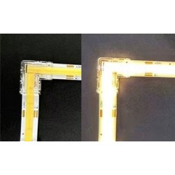 2x Złączka LED MONO CCT COB DIGITAL taśm cyfrowych 3PIN 10mm łącznik kątowy
