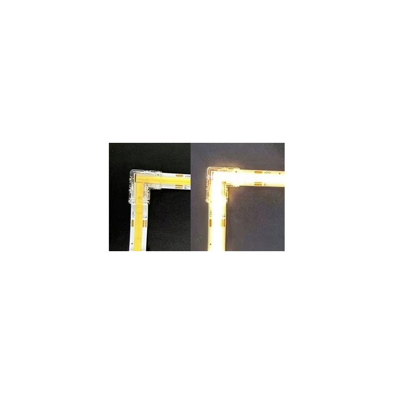 2x Złączka LED MONO CCT COB DIGITAL taśm cyfrowych 3PIN 10mm łącznik kątowy