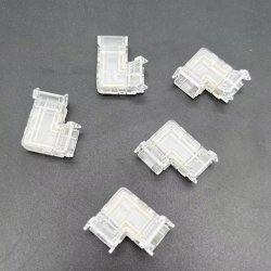 2x Złączka LED MONO CCT COB DIGITAL taśm cyfrowych 3PIN 10mm łącznik kątowy