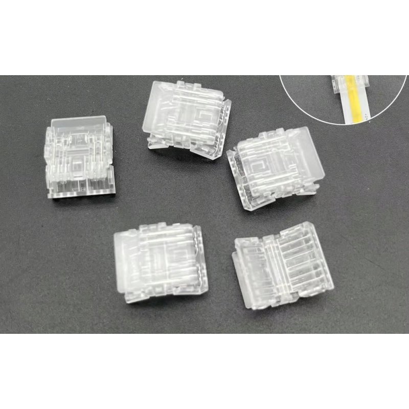 2x Złączka LED MONO CCT COB DIGITAL taśm cyfrowych 3PIN 10mm łącznik prosty