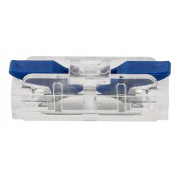 2x Szybkozłączka Elektryczna Przelotowa 1-torowa 4mm ZŁĄCZKA zacisk prosta