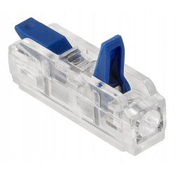 2x Szybkozłączka Elektryczna Przelotowa 1-torowa 4mm ZŁĄCZKA zacisk prosta
