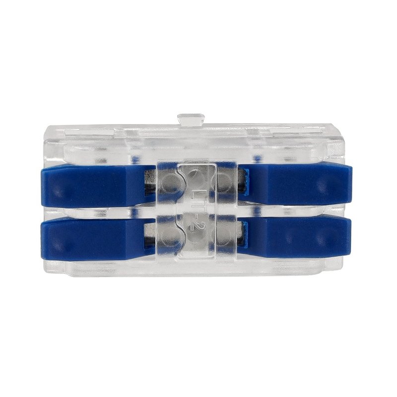 Złączka szybka zasisk przelotowa 4-torowa łącznik do taśm led RGB cob smd