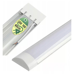 Lampa natynkowa LED 18W oprawa 60cm panel świetlówka Ultra SLIM NEUTRALNA