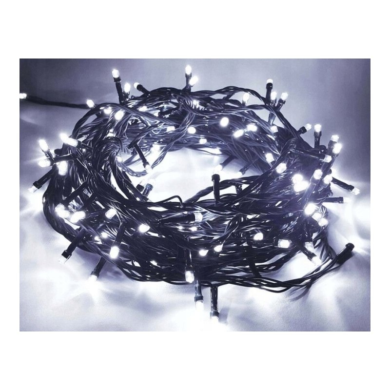 LAMPKI Choinkowe premium łańcuch 16m 200 LED biały zimny wewnętrzne ZIMNE