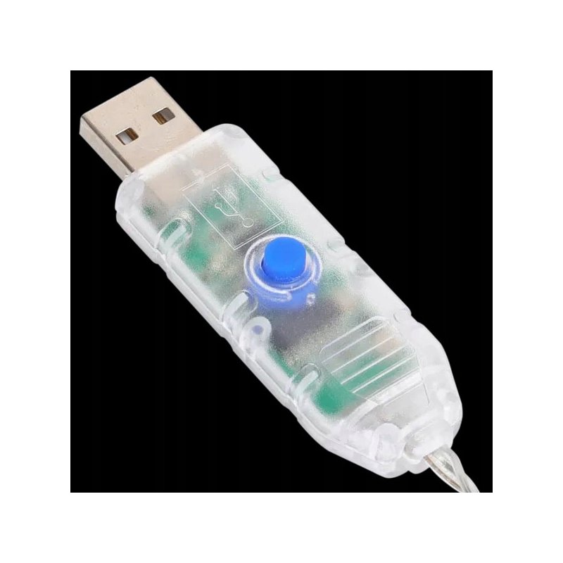 MAGICZNE LAMPKI CHOINKOWE TAŚMA LED RGB 1MLN KOLORÓW 100 LED 5m na USB DC5V