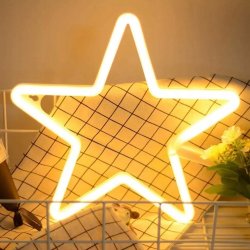 Gwiazda LED gwiazdka lampka świąteczna NEON ozdoba czubek na choinkę 27cm