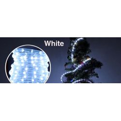 Wąż świetlny 300 LED SZNUR zimny Lampki choinkowe zewnętrzne IP44 10m ZIMNE