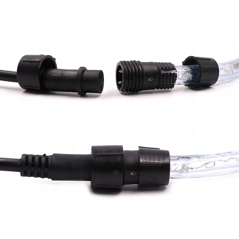 Wąż świetlny 300 LED SZNUR WW Lampki choinkowe zewnętrzne IP44 10m CIEPŁE