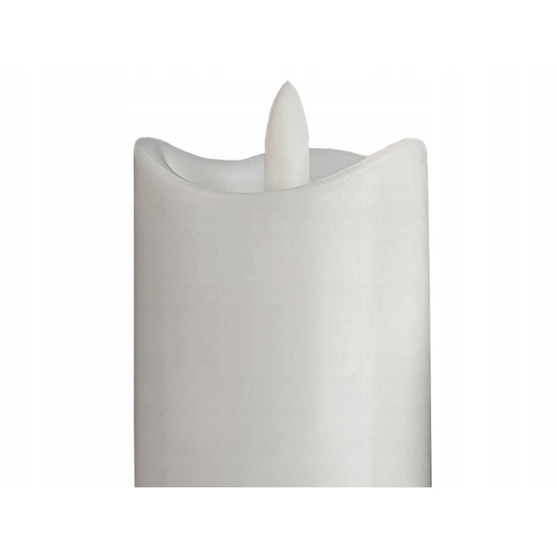 ŚWIECZKA LED woskowa wkład znicz ŚWIECA ruchomy PŁOMIEŃ 12,5cm na baterię