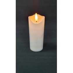 ŚWIECZKA LED woskowa wkład znicz ŚWIECA ruchomy PŁOMIEŃ 12,5cm na baterię
