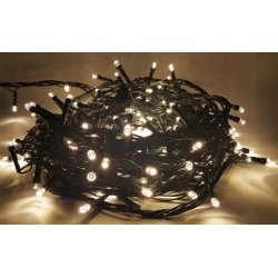 LAMPKI Choinkowe premium łańcuch 16m 200 LED biały ciepły wewnętrzne CIEPŁE