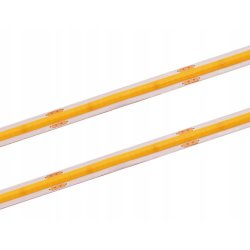 Taśma LED COB 24V 10W 480 d. linia neon barwa BIAŁA bardzo CIEPŁA 2060K 1mb