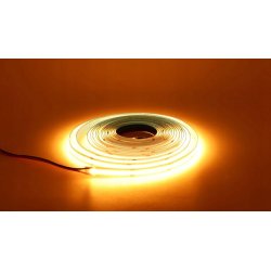 Taśma LED COB 24V 10W 480 d. linia neon barwa BIAŁA bardzo CIEPŁA 2060K 1mb