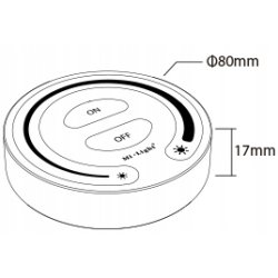 PILOT naścienn PANEL MiLight FUT087B taśm LED MONO