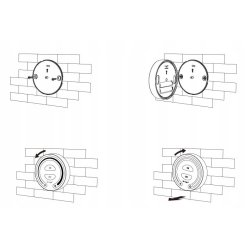 PILOT naścienn PANEL MiLight FUT087B taśm LED MONO