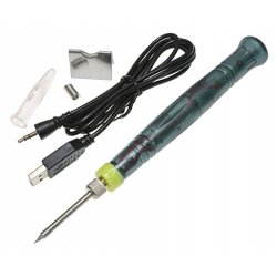 LUTOWNICA ręczna mini oporowa kolbowa na USB 8W 5V grot SMD do taśm led