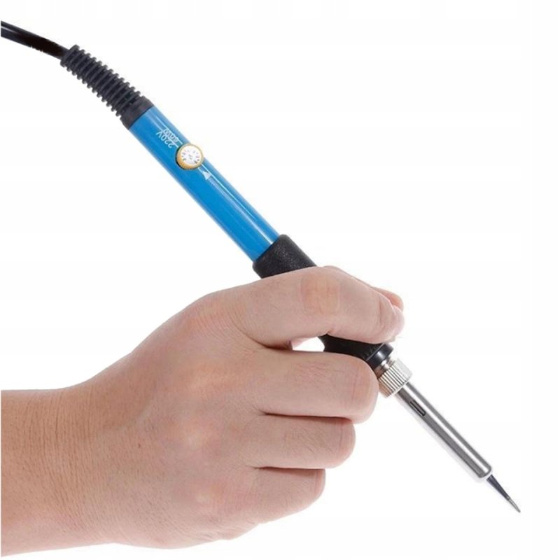 Lutownica precyzyjna 60W Zestaw Lutowniczy Groty Odsysacz Etui Cyna 15el