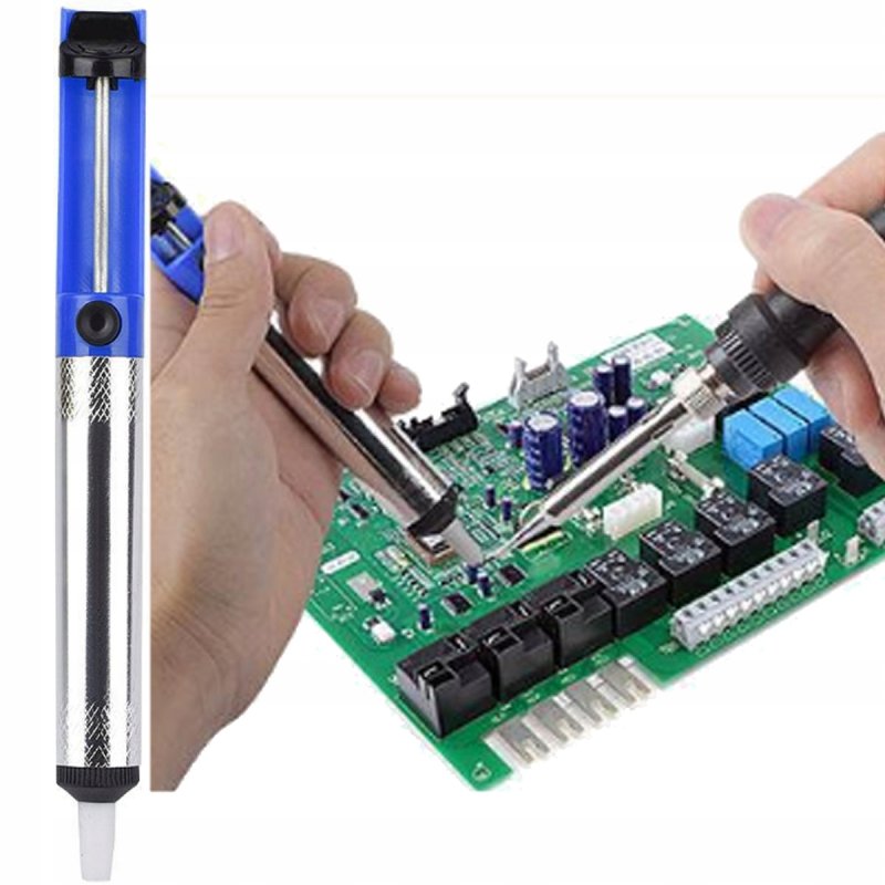 Lutownica precyzyjna 60W Zestaw Lutowniczy Groty Odsysacz Etui Cyna 15el