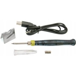 LUTOWNICA ręczna mini oporowa kolbowa na USB 8W 5V grot SMD do taśm led