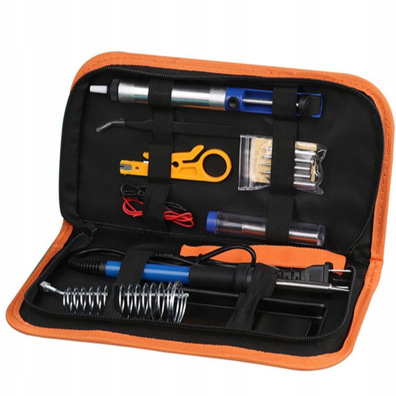 Lutownica precyzyjna 60W Zestaw Lutowniczy Groty Odsysacz Etui Cyna 15el