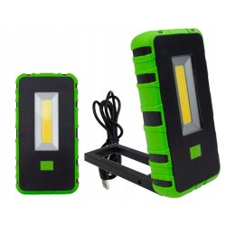 LAMPA LED WARSZTATOWA ROBOCZA LATARKA WIELOFUNKCYJNA 8W COB akumulatorowa