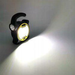 LATARKA robocza LED Mocna lampa warsztatowa z uchwytem stojąca na 3x AA LR6