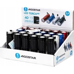 LATARKA ręczna KIESZONKOWA LED MIX kolorów na baterie LR03 AAA