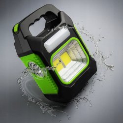 Lampa LED wielofunkcyjna Latarka solarna Ładowana aku micro USB z powerbank
