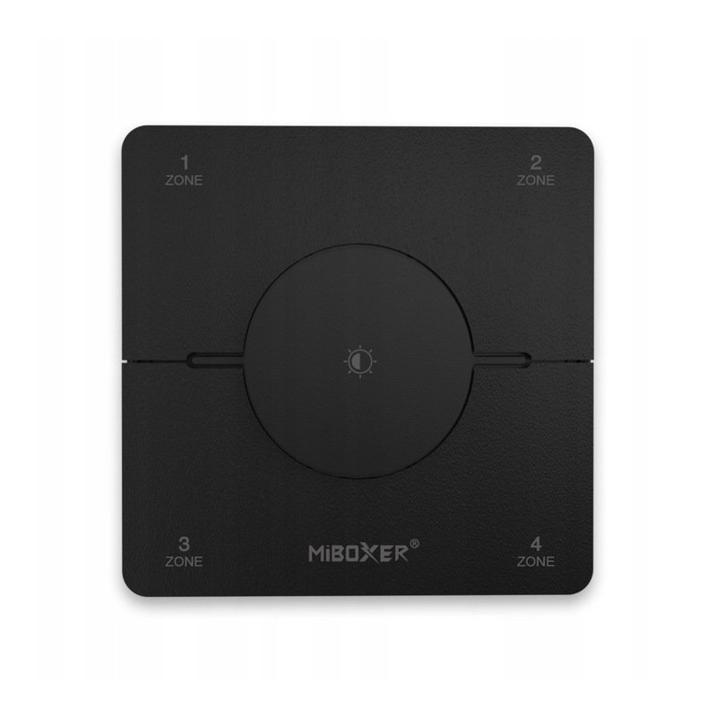 Pilot PANEL naścienny 4 strefy Milight K0S-B z pokrętłem obrotowy MONO/CCT