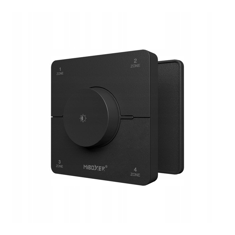 Pilot PANEL naścienny 4 strefy Milight K0S-B z pokrętłem obrotowy MONO/CCT