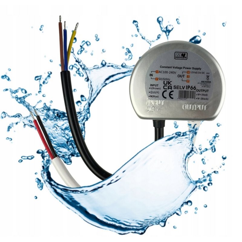 Zasilacz do puszki fi60 do taśm LED 24V 20W 1,2A dopuszkowy IP67 hermetyk