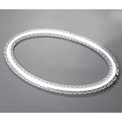 Profil LED Aluminiowy RUCHOMY GIĘTY do Płyt GK Gipsowych Regips + Klosz 2m