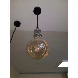 Żarówka E27 LED FILAMENT 6W Vintage G125 bańka dymna ciepła WW