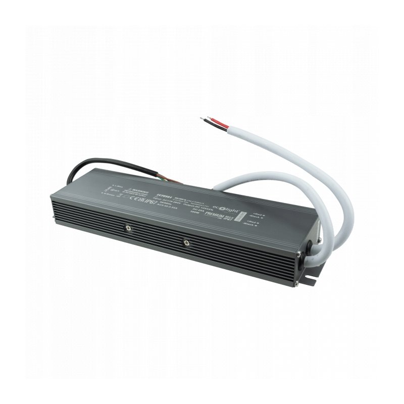 ZASILACZ HERMETYCZNY PREMIUM 12V 300W 25A wodoodporny IP67 do LED 3lata gw