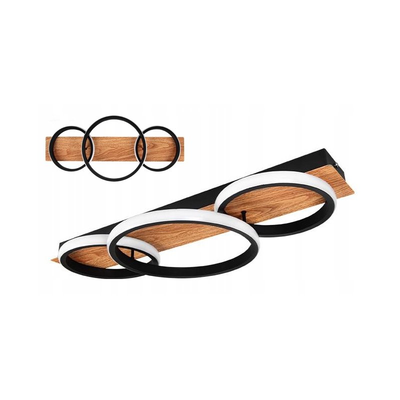 LAMPA SUFITOWA ŻYRANDOL Plafon MODERN LED Wisząca 25W barwa NEUTRALNA