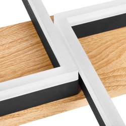 LAMPA SUFITOWA ŻYRANDOL Plafon MODERN LED Wisząca 70W 3 barwy CCT na PILOT