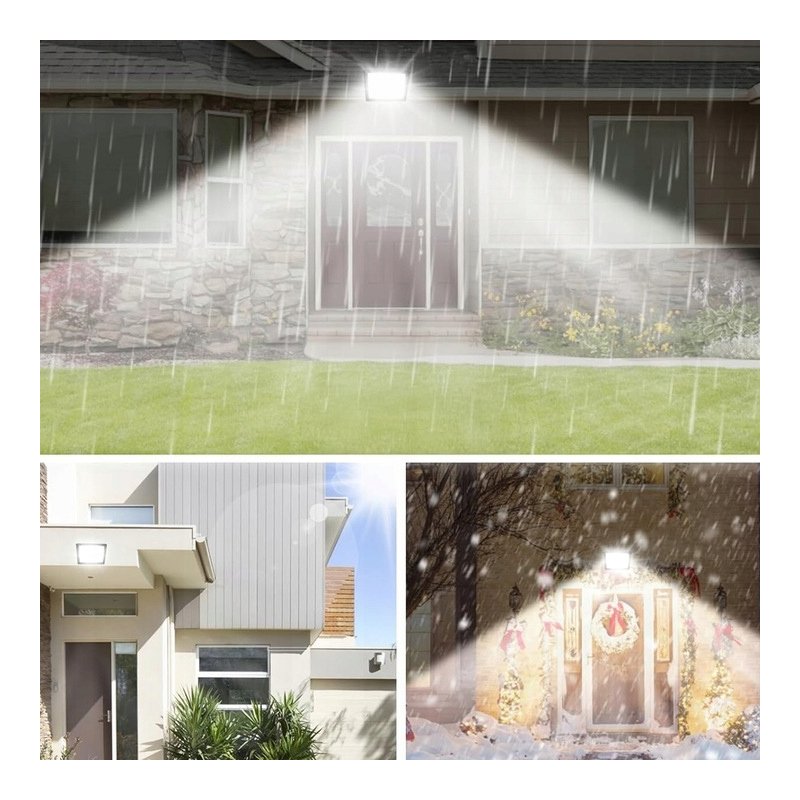 Naświetlacz halogen lampa LED 100W czujnikiem ruchu PIR Barwa NEUTRALNA sl